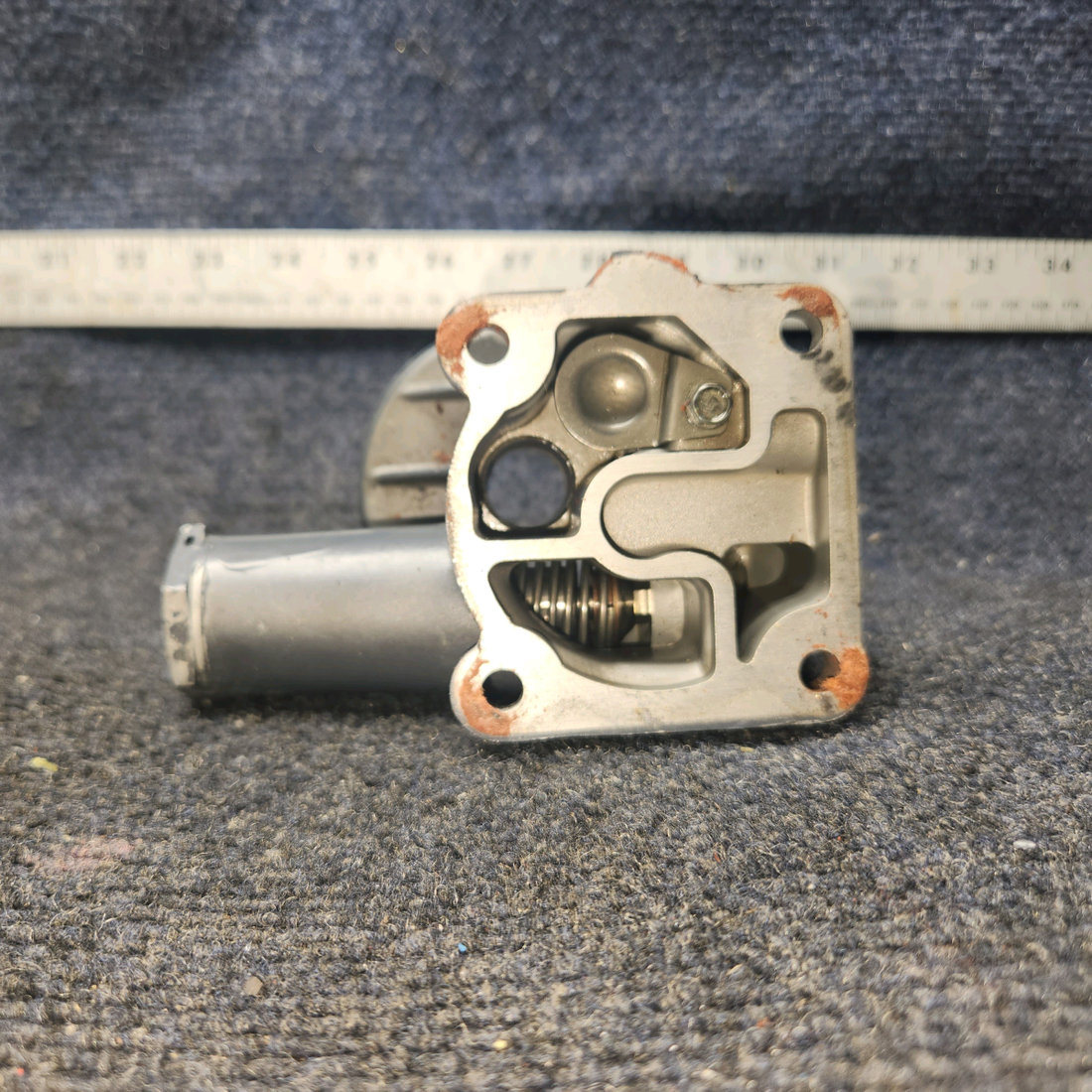 Used aircraft parts for sale, 77852 Lycoming O-540 PIPER PA-24-250 Oil Filter Base Assembly – Spin-On Adapter