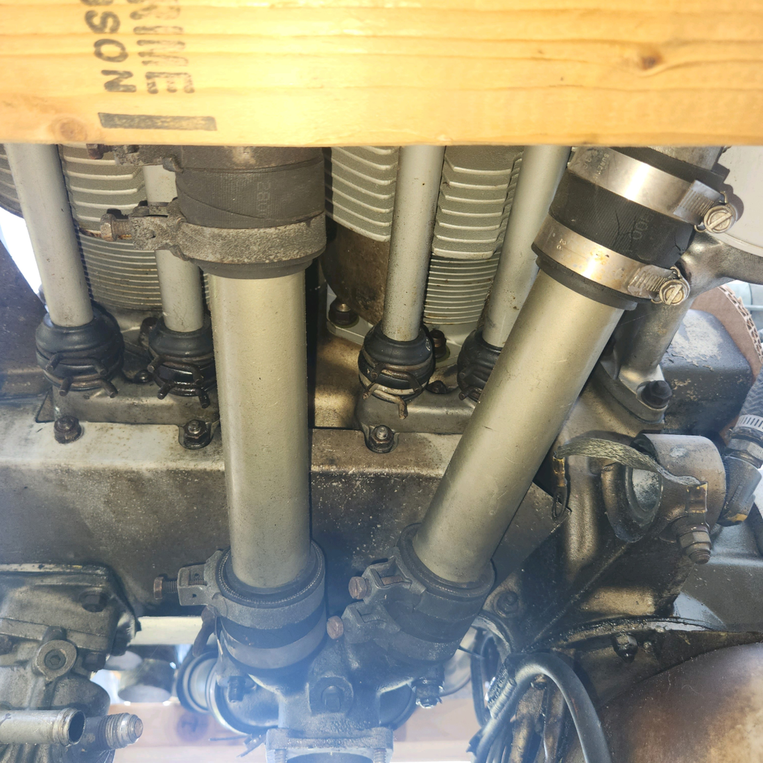 Used aircraft parts for sale, O-200-A TCM Continental cessna 150G Engine and Propeller Combo