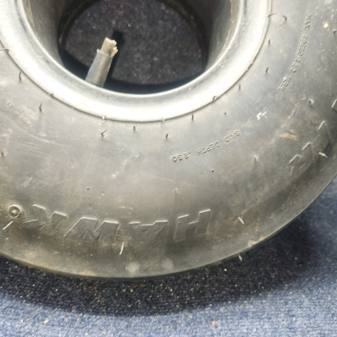 Used aircraft parts for sale, 30843 Air Hawk piper PA-28-181 6.00-6 4-Ply Type III Aircraft Tire with Tube