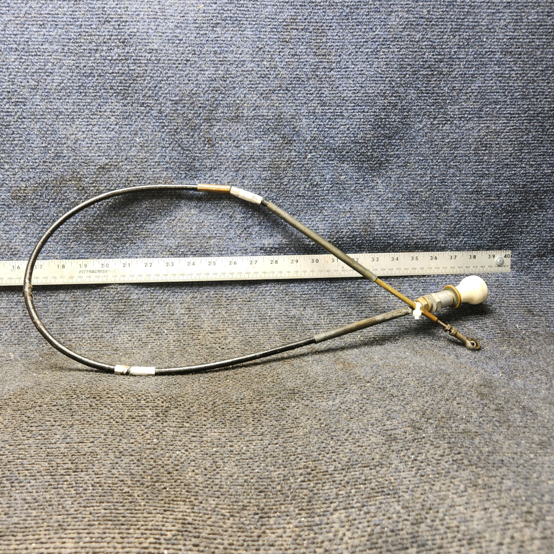 Used aircraft parts for sale, S1222-2 Cessna 172E Throttle Cable Assembly 47"
