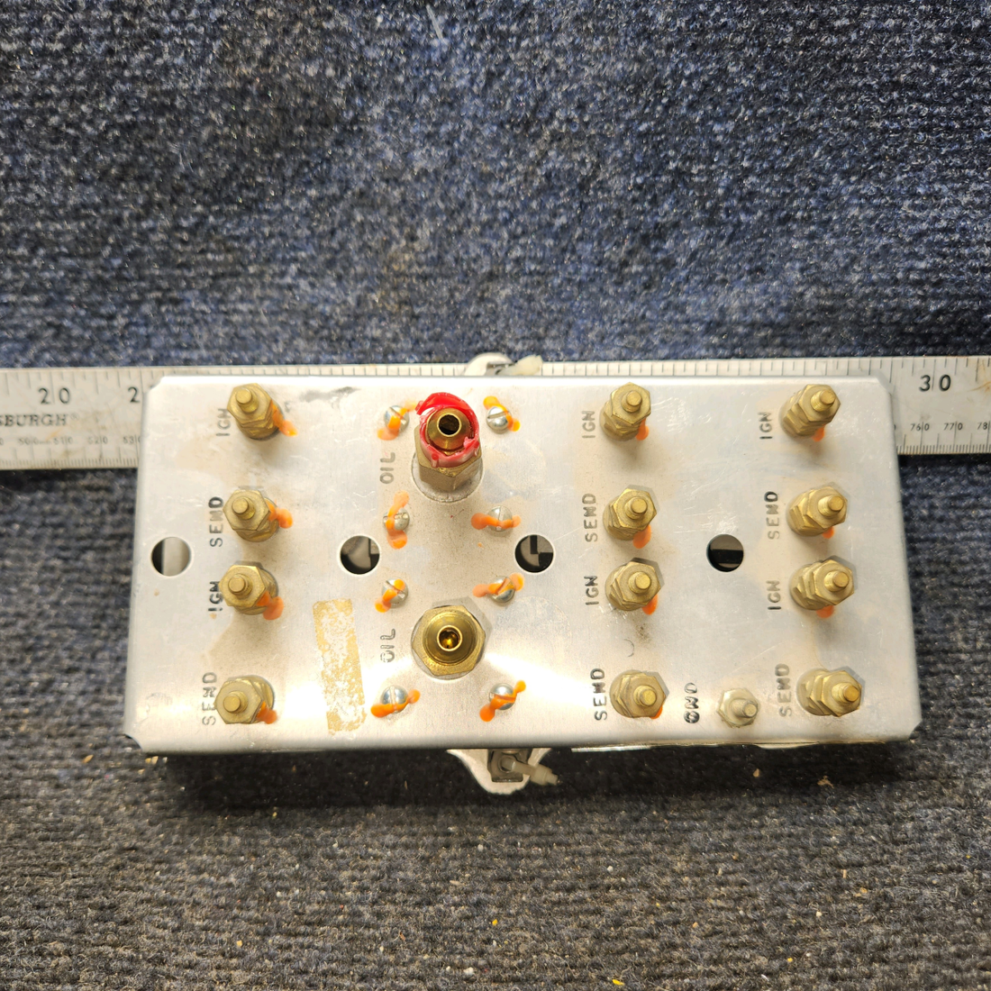 Used aircraft parts for sale, 548-584 Rochester Gauges Piper PA34-220T Intrument Gauge Cluster (12V)