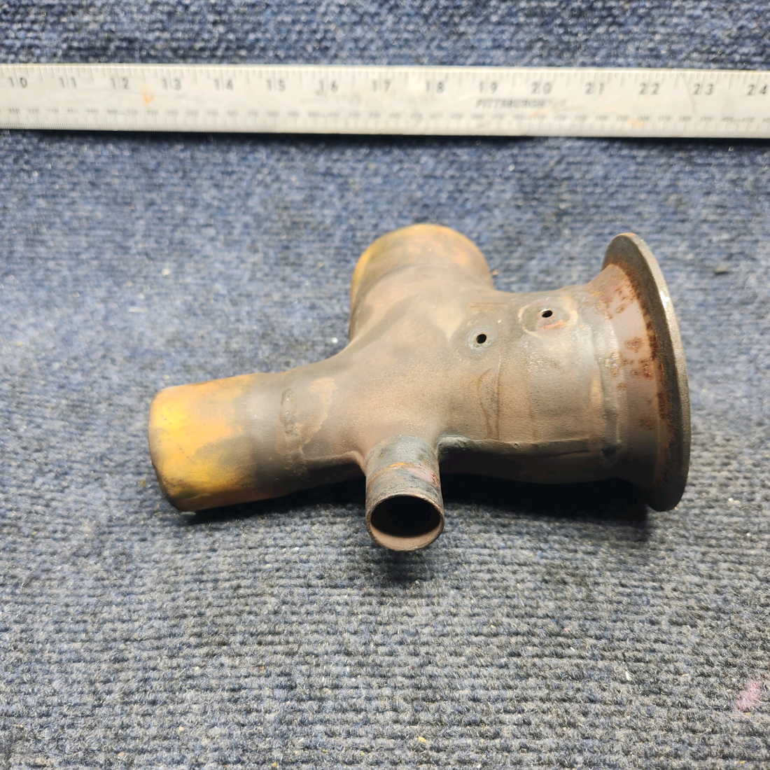 Used aircraft parts for sale, 642220-902-1 Mooney M20K CROSS ASSEMBLY HEADER WITH PROBE HOLE