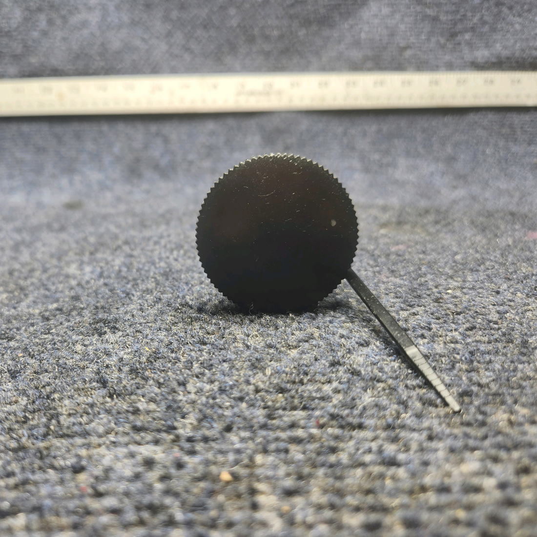Used aircraft parts for sale, 65837-002 PIPER PA28-161 Warrior III RUDDER TRIM ADJUSTMENT ASSEMBLY (WITH KNOB)