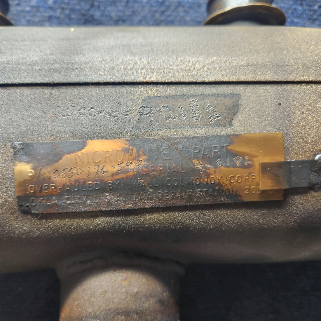 Used aircraft parts for sale, 0550176-56 Cessna 172F Exhaust Stack Assembly RH