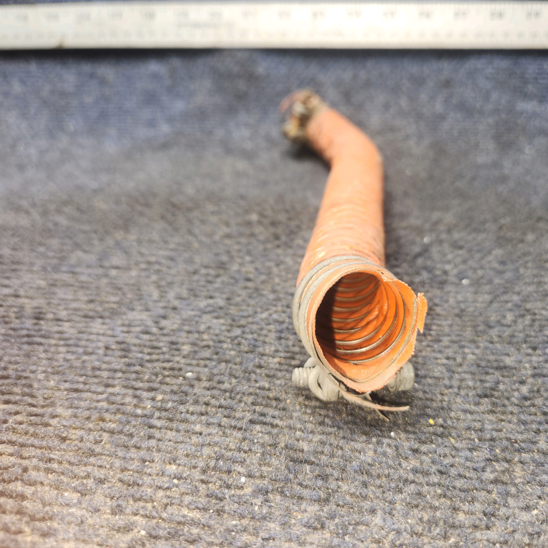 Used aircraft parts for sale, 63633-015, 63633-060 Piper PA28-161 Defrost Hoses - Set of 2  w/ Clams.