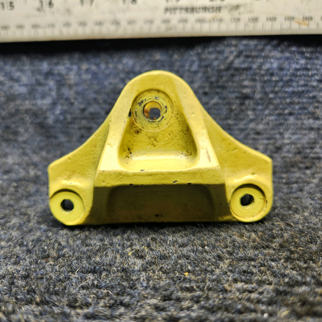 Used aircraft parts for sale, 35-524136-3 Beechcraft F33A RUDDER PEDAL BELLCRANK SUPPORT