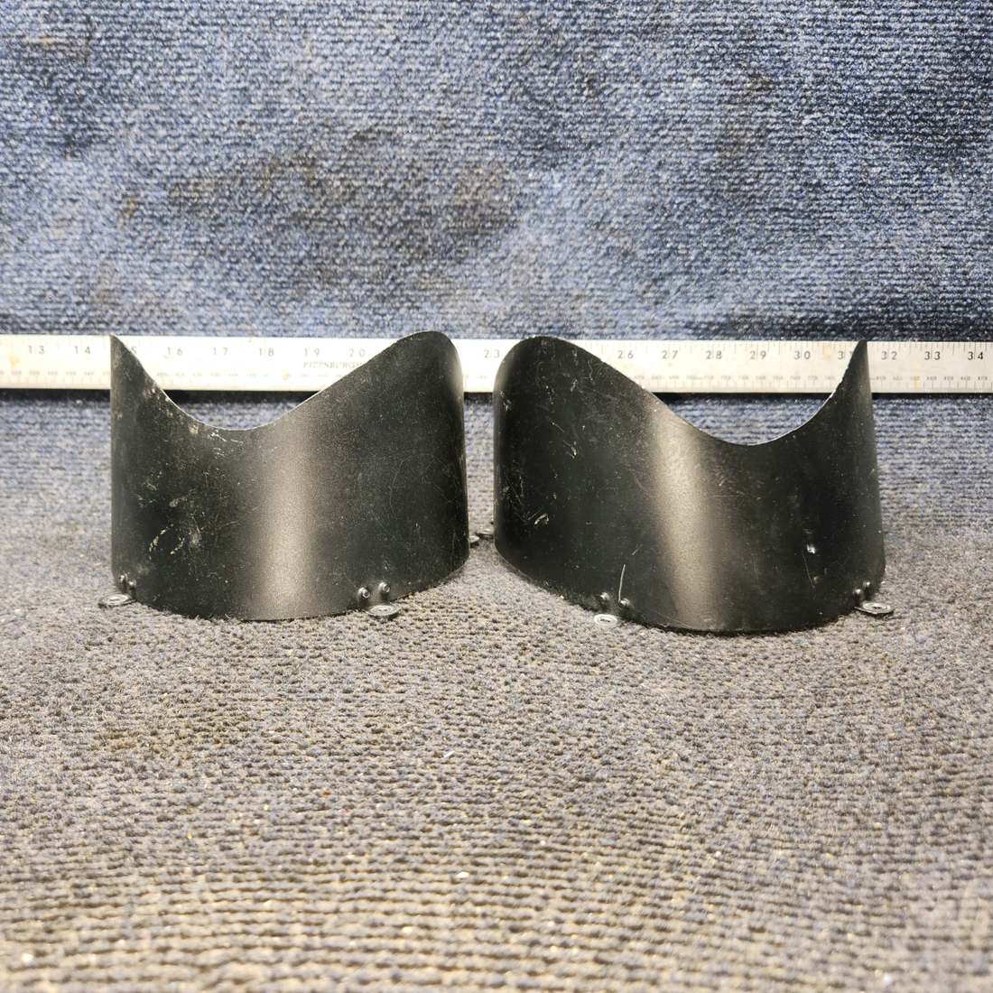 Used aircraft parts for sale, 35-115238, 35-115281-1 BEECHCRAFT F35 Landing Light Deflectors Set LH and RH