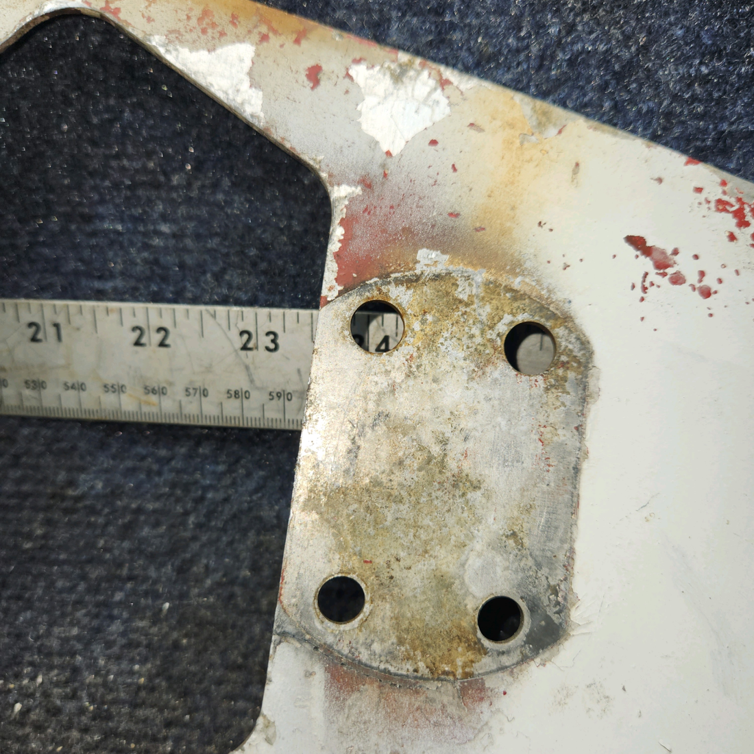 Used aircraft parts for sale, 1441010-27 Cessna 172F Wheel Fairing Mounting Plate - LH