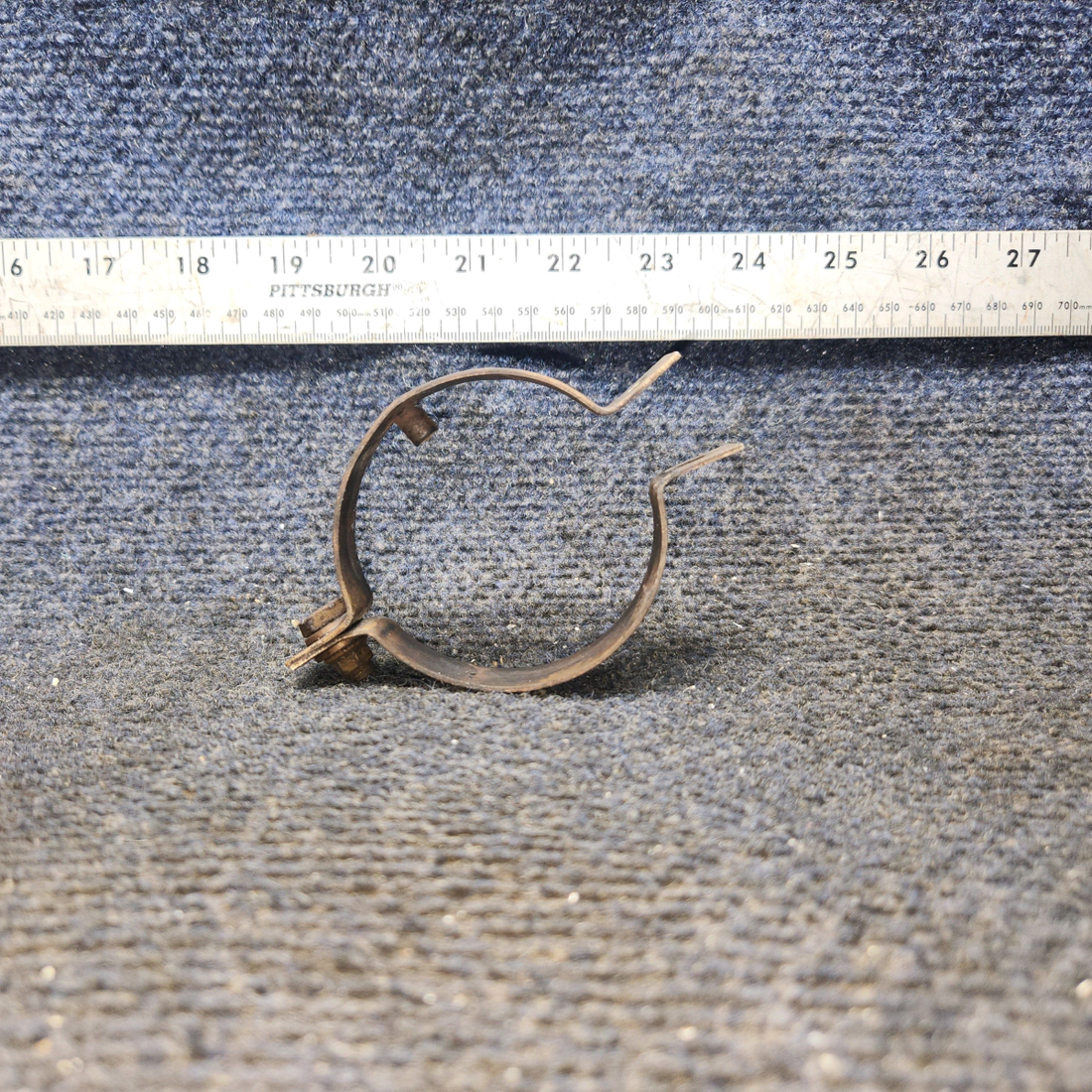 Used aircraft parts for sale, 0550176-31, 0550176-26 Cessna 172E Tailpipe Clamp Assembly