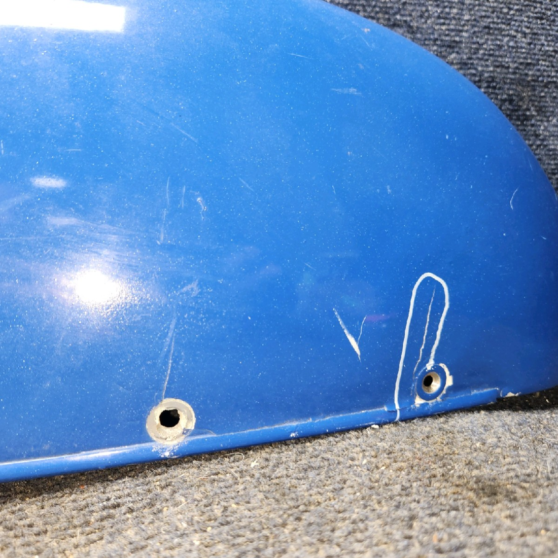 Used aircraft parts for sale, 63584-010 piper PA-28-181 Stabilator Tip - Cracked