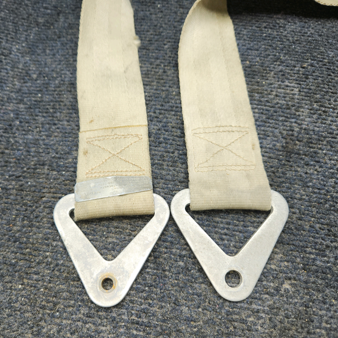 Used aircraft parts for sale, BE-2006 Beechcraft A24R Seatbelt Beige SEE PHOTOS FOR DETAILS