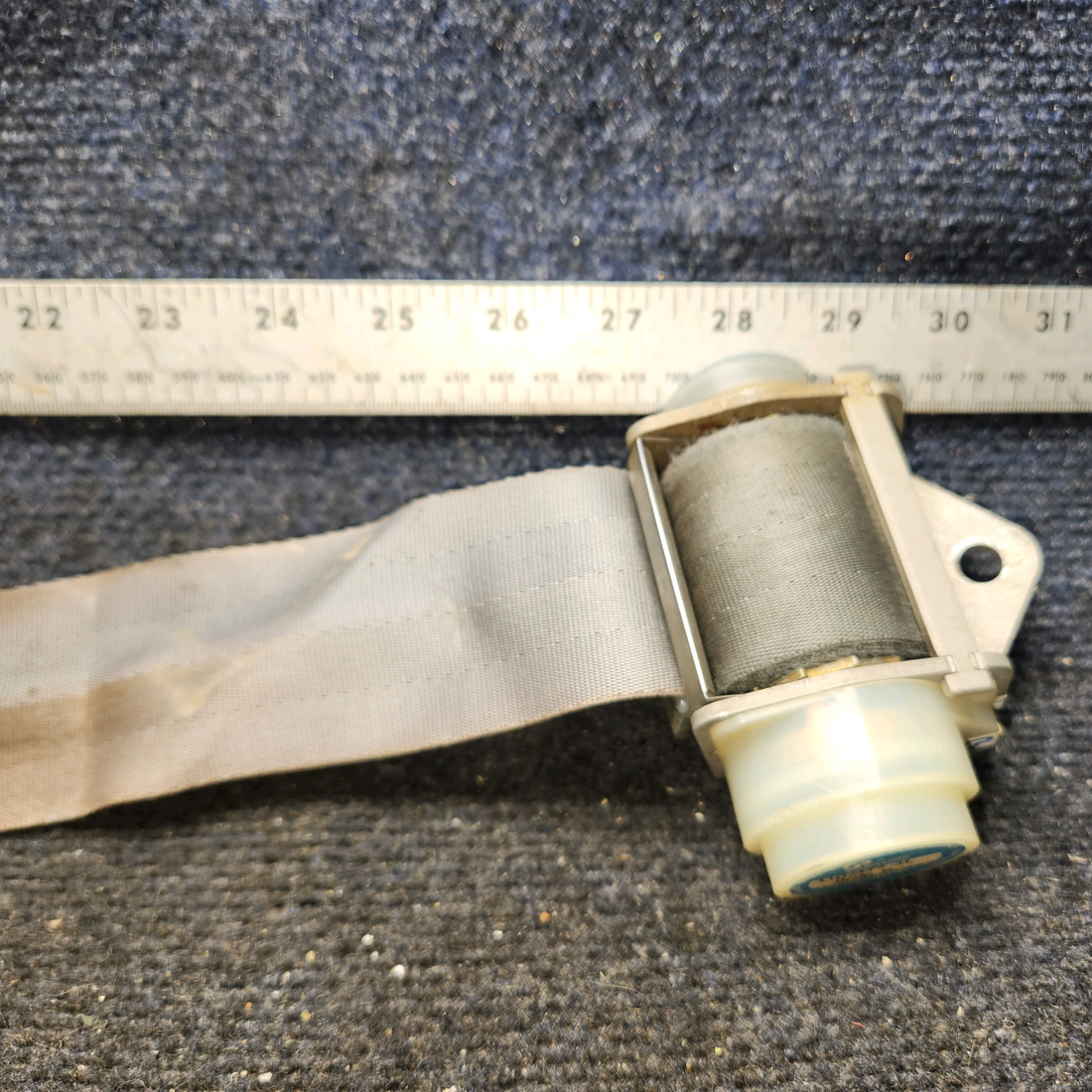 Used aircraft parts for sale, 1107447-01 Pacific Scientific 1107447-31 Piper PA28-161 Shoulder Harness Reel Assy (Grey)