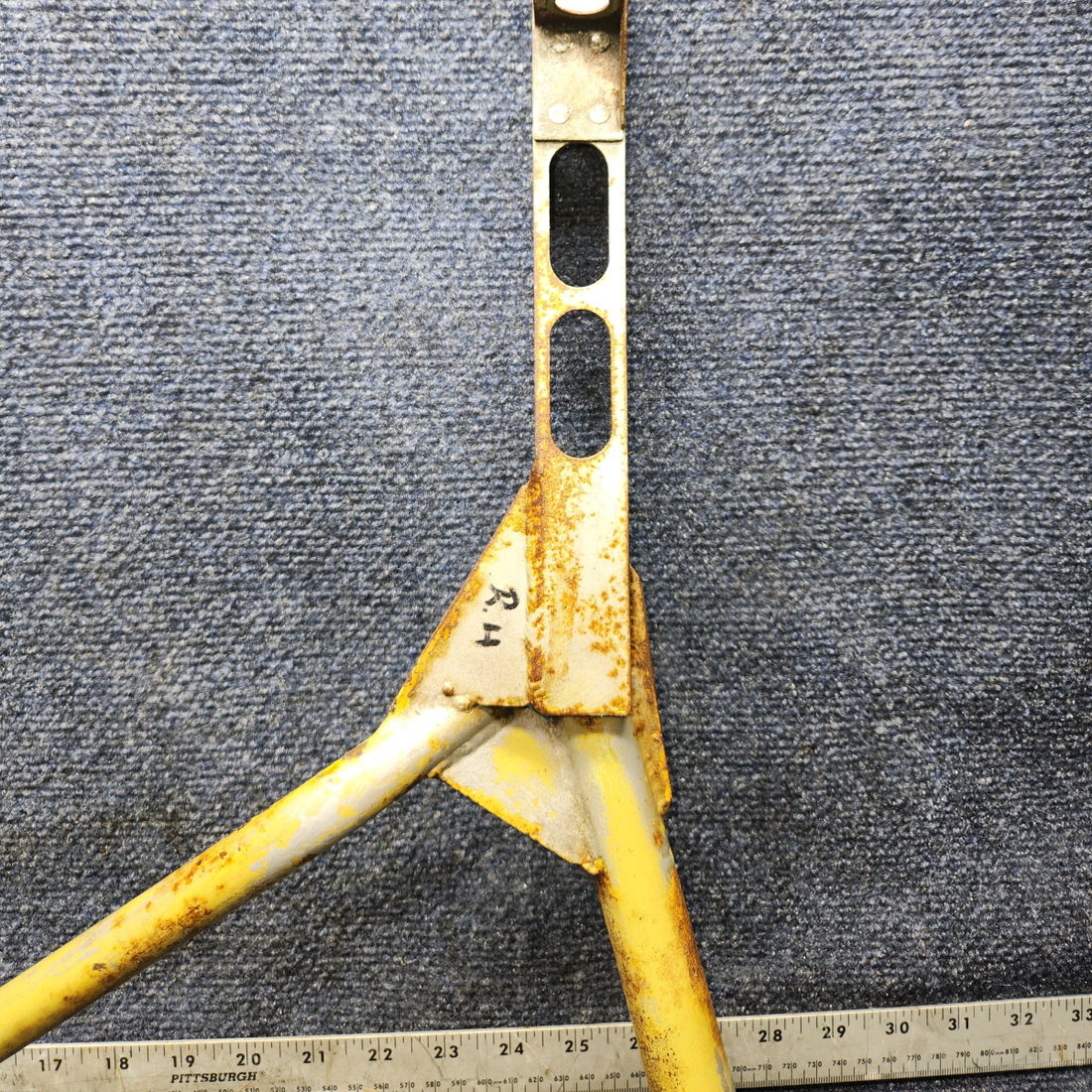 Used aircraft parts for sale, 169-810027-2 Beechcraft A24R Main Gear Retract Brace RH