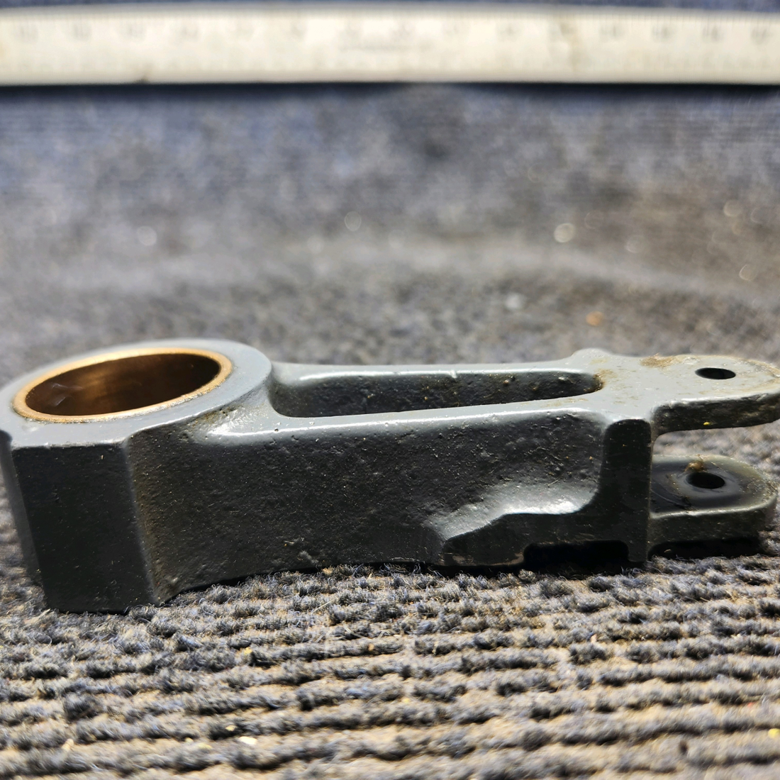 Used aircraft parts for sale, 35-524367-2 Beechcraft 35-33 Co-Pilot Rudder Pedal Arm Assy - LH