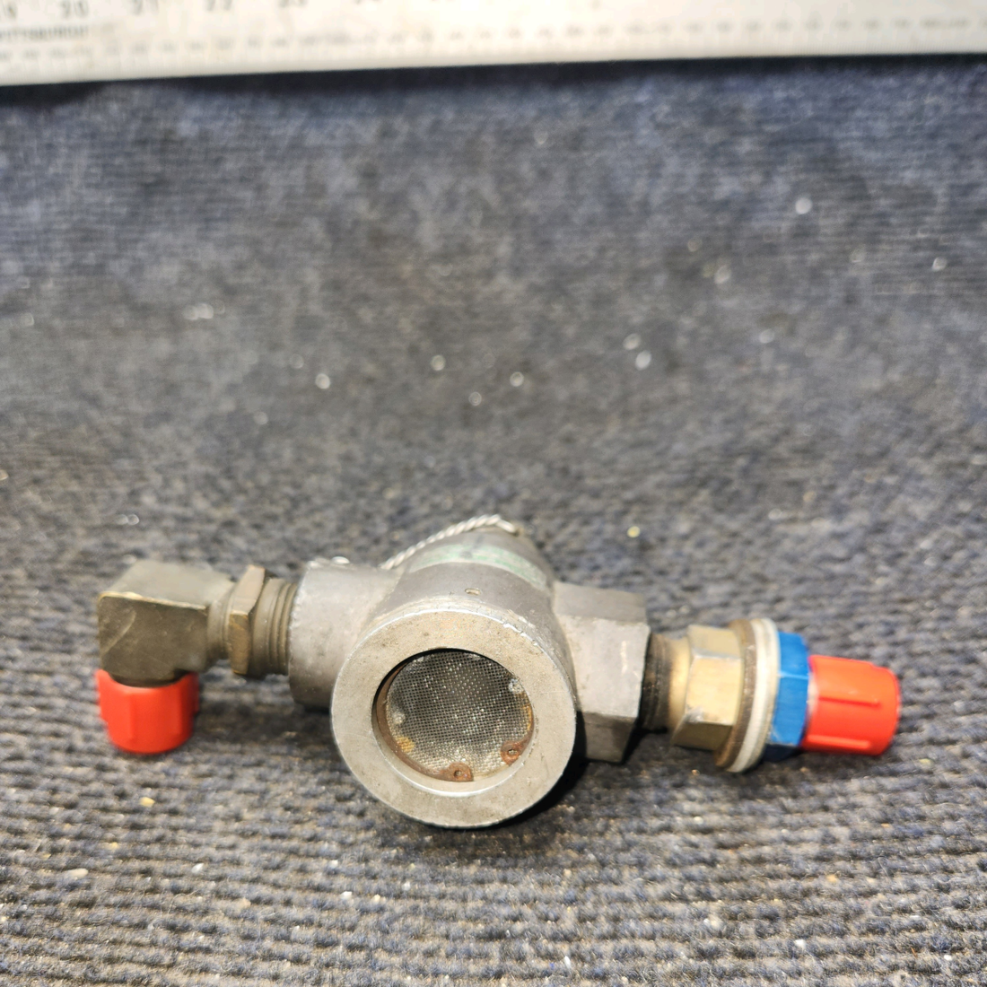 Used aircraft parts for sale, 0813619-3 Cessna 182G Suction Relief Valve Assembly