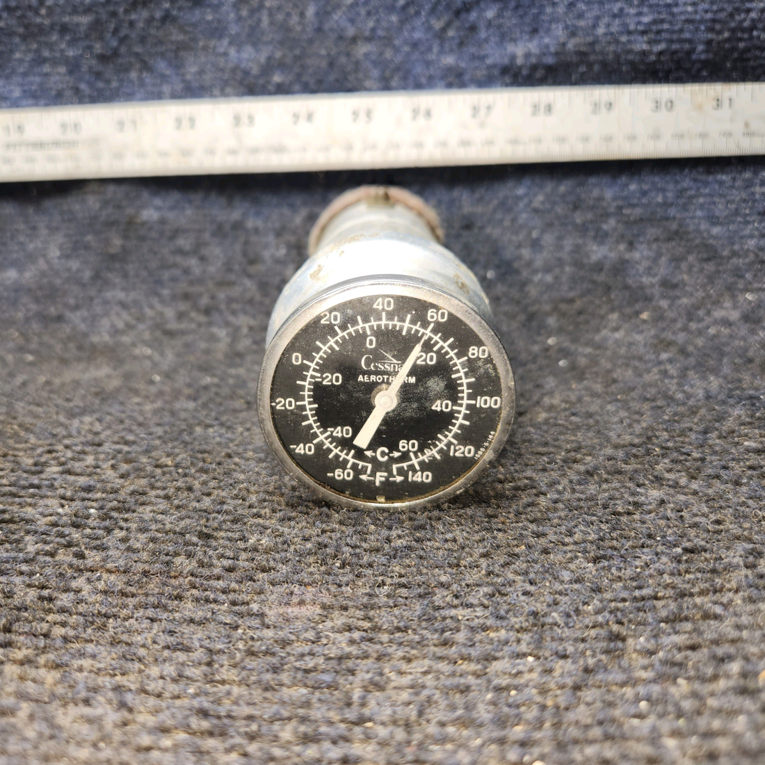 Used aircraft parts for sale, 0413163-18, S1322-1 Cessna 172 E Outlet Assembly with Outside Air Temp