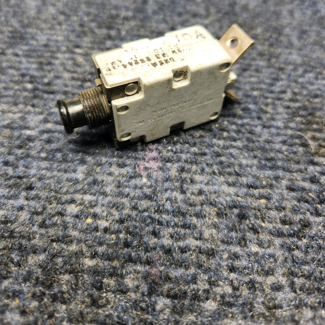 Used aircraft parts for sale, MS25244-10 Mechanical Products CIRCUIT BREAKER 1O AMP - PRICE PER EACH