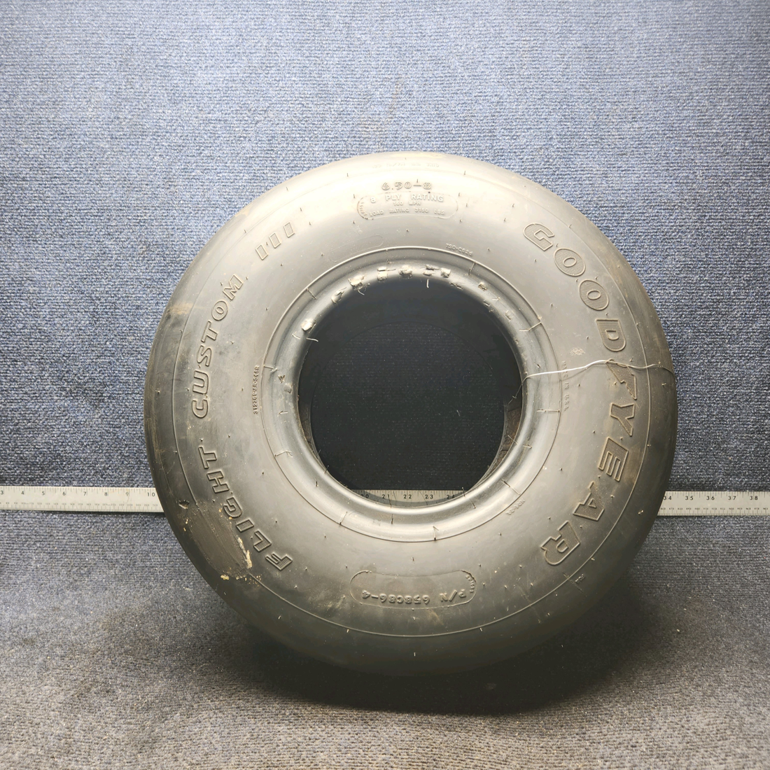 Used aircraft parts for sale, 6.50X8 Goodyear BEECHCRAFT 95-55B Flight Custom III 6.50X8 8 Ply