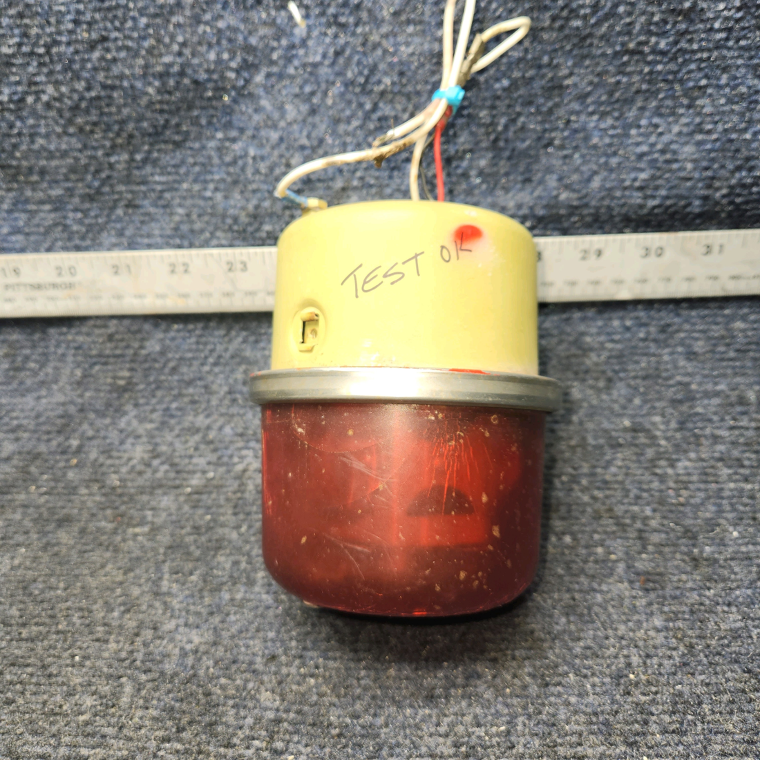 Used aircraft parts for sale, WRM-12 WHELEN Beechcraft A24R Rotating Beacon Assembly (Volts: 12)