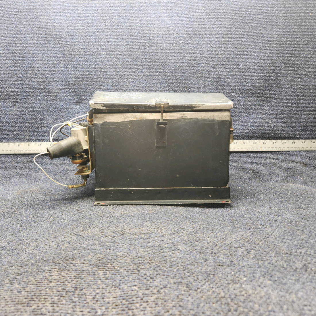 Used aircraft parts for sale, 63888-000 PIPER PA28-140 Battery Box w / Solenoid