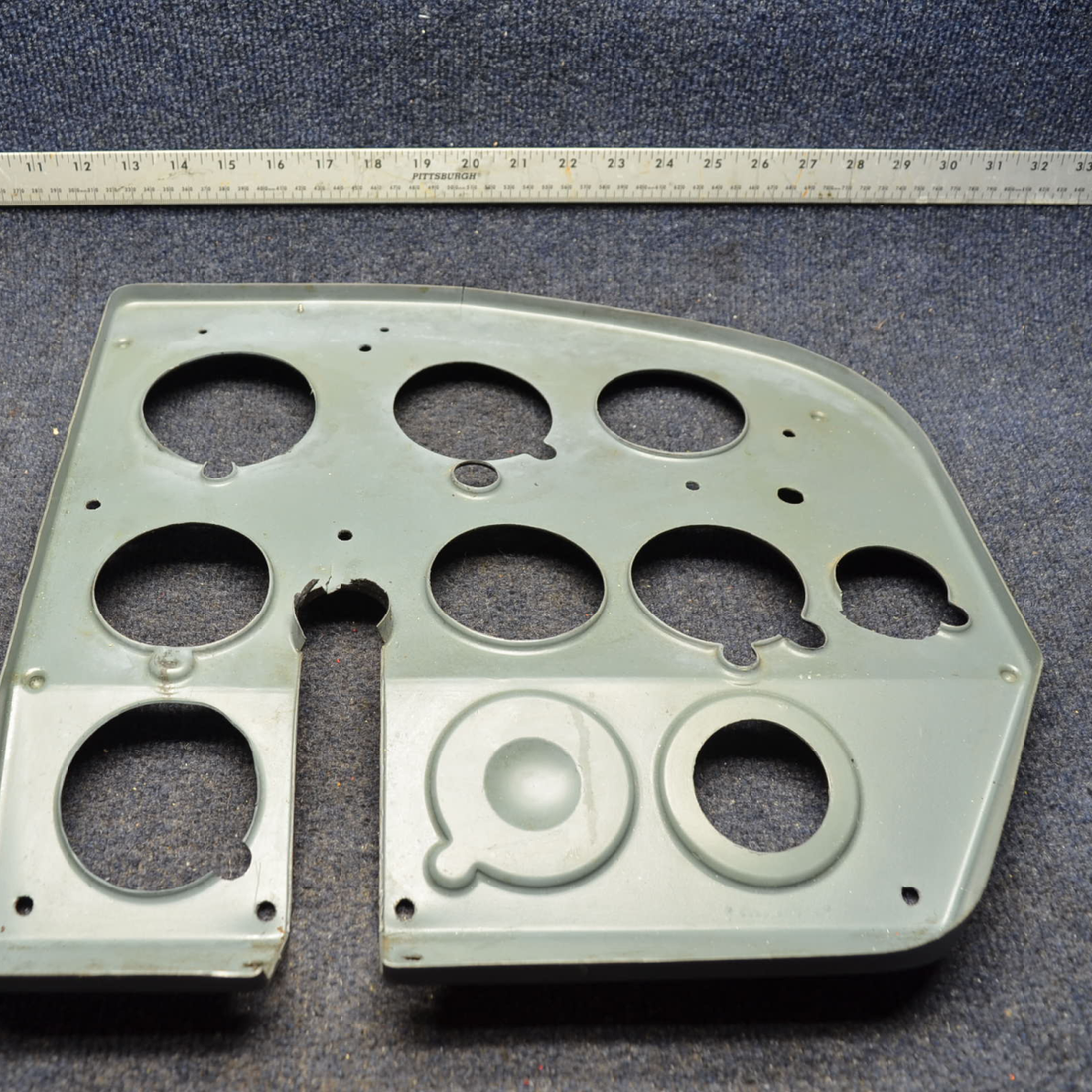 Used aircraft parts for sale, 0513133-2 Cessna C175 LH SIDE INSTRUMENT PANEL PLASTIC COVER