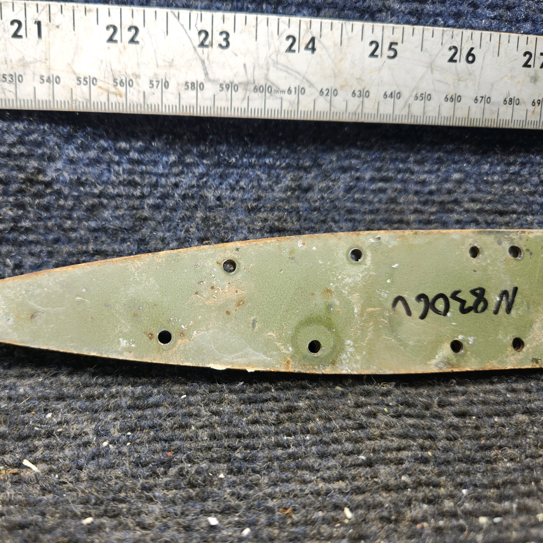 Used aircraft parts for sale, 0511280-2, 0511237-2 Cessna 172F Cabin Door Hinge Assembly Upper - RH