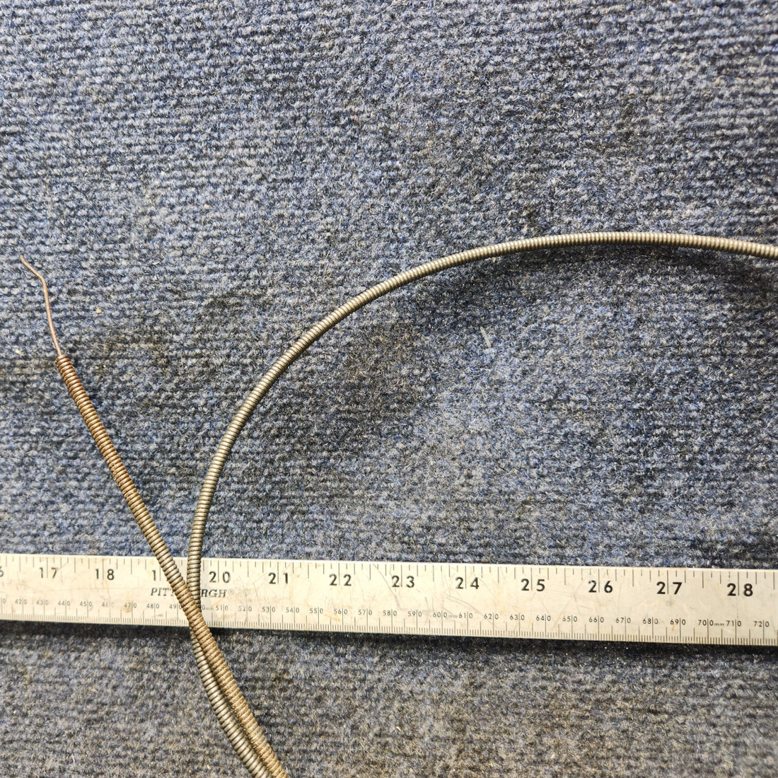 Used aircraft parts for sale, S1239-15 Cessna 172F Cabin Heat Control Cable (Length: 58”)