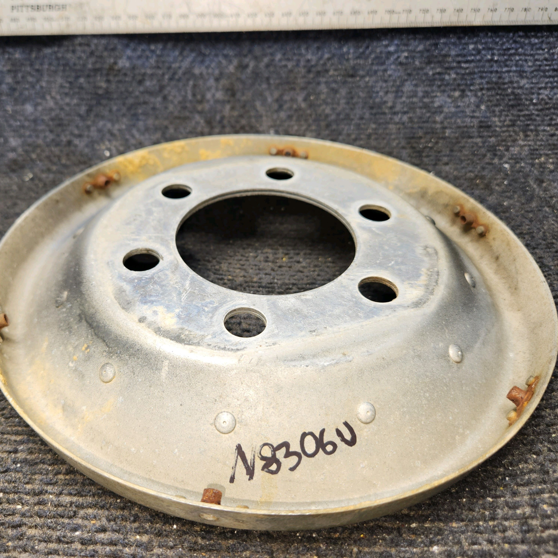 Used aircraft parts for sale, 0550228-3 Cessna 172F Forward Bulkhead Assy