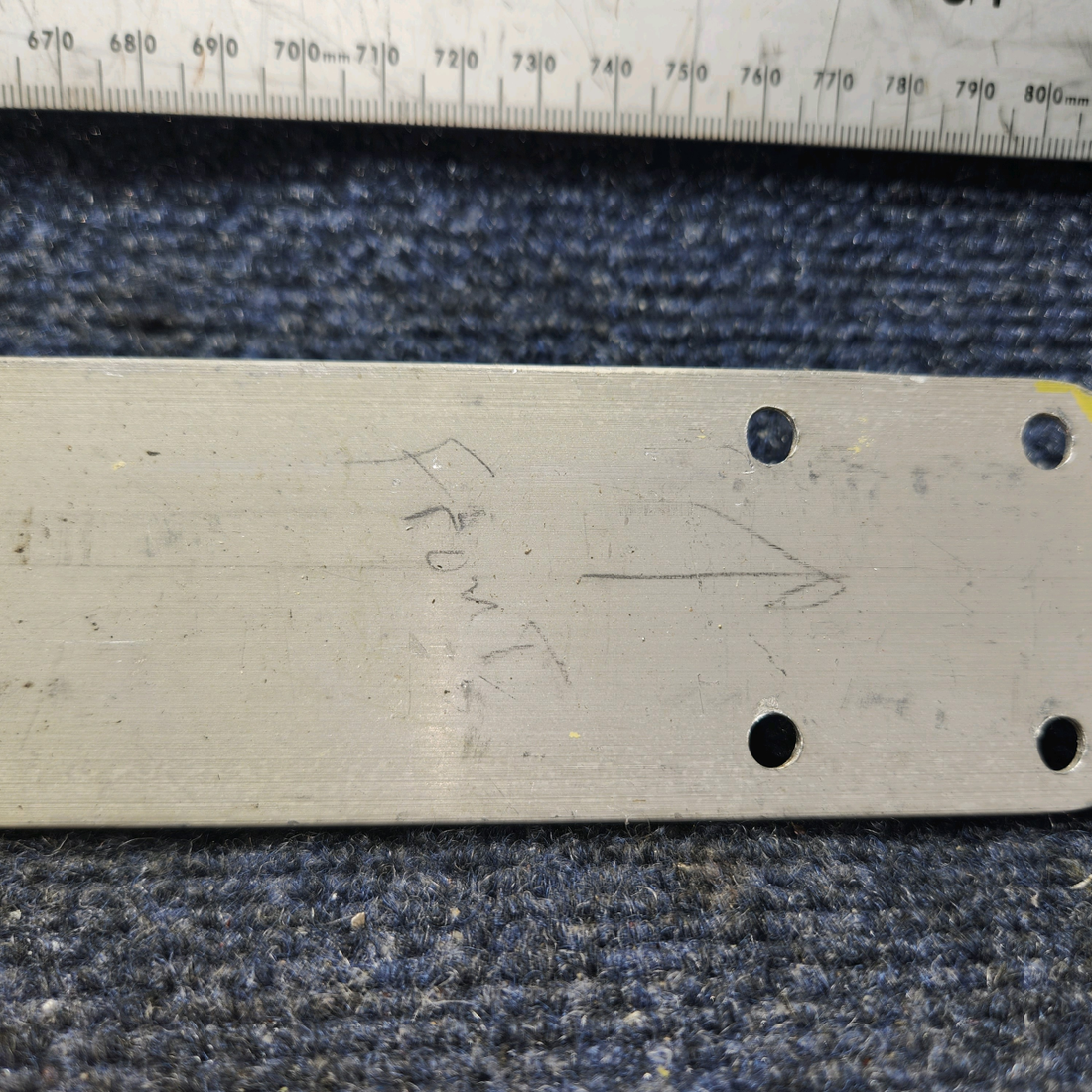 Used aircraft parts for sale, 002-430021-39 BEECHCRAFT 95-55B Aft Seat Track Assembly – LH or RH - Price per Each