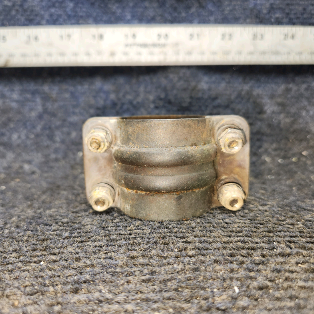 Used aircraft parts for sale, 0550176-50 Cessna 172E Exhaust Clamp Assy