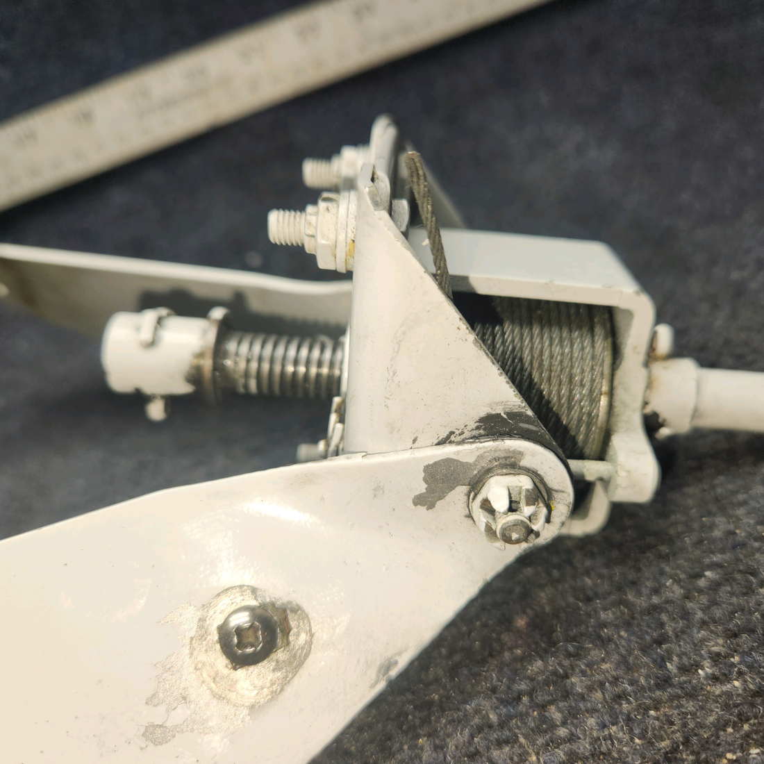 Used aircraft parts for sale, 756-217 PIPER PA-24-250 Screw & Stop Stabilator Trim Tab Assy