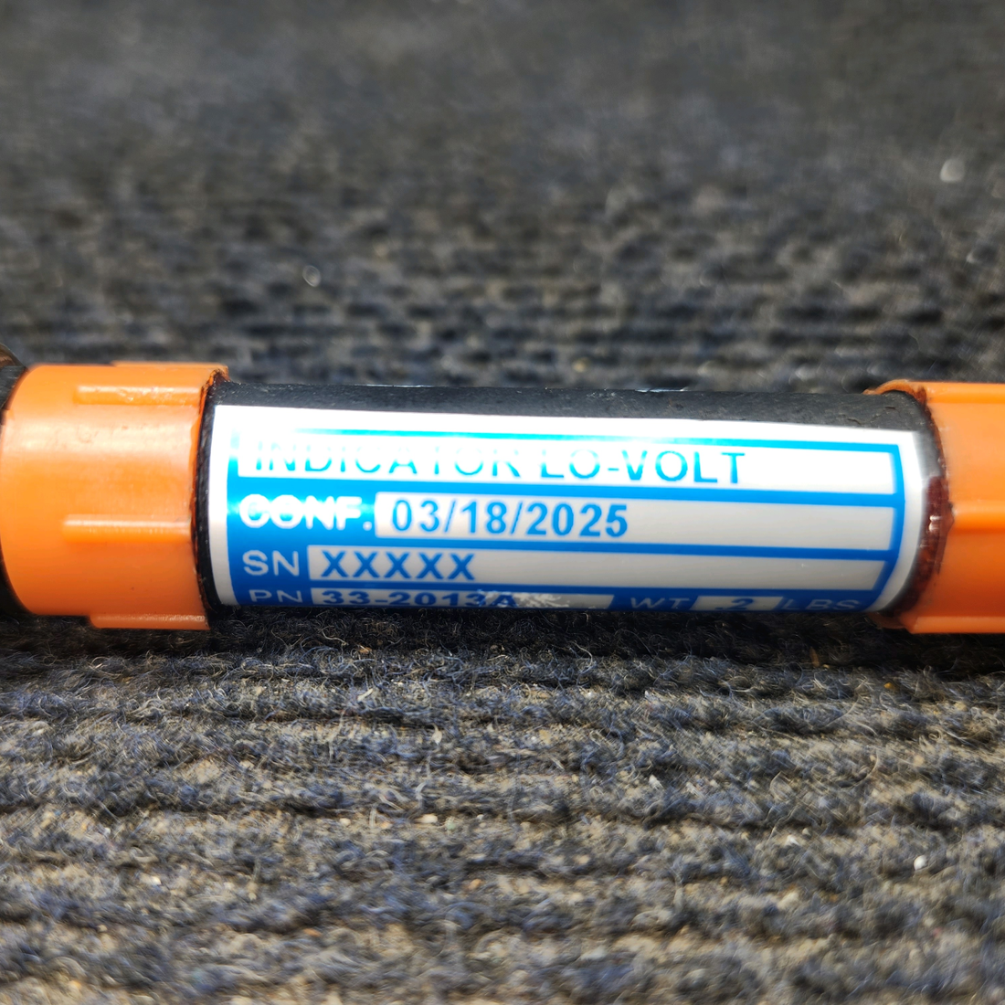 Used aircraft parts for sale, 33-2013A Kelly Manufacturing Campany Cessna 172 E Low Voltage Warning System