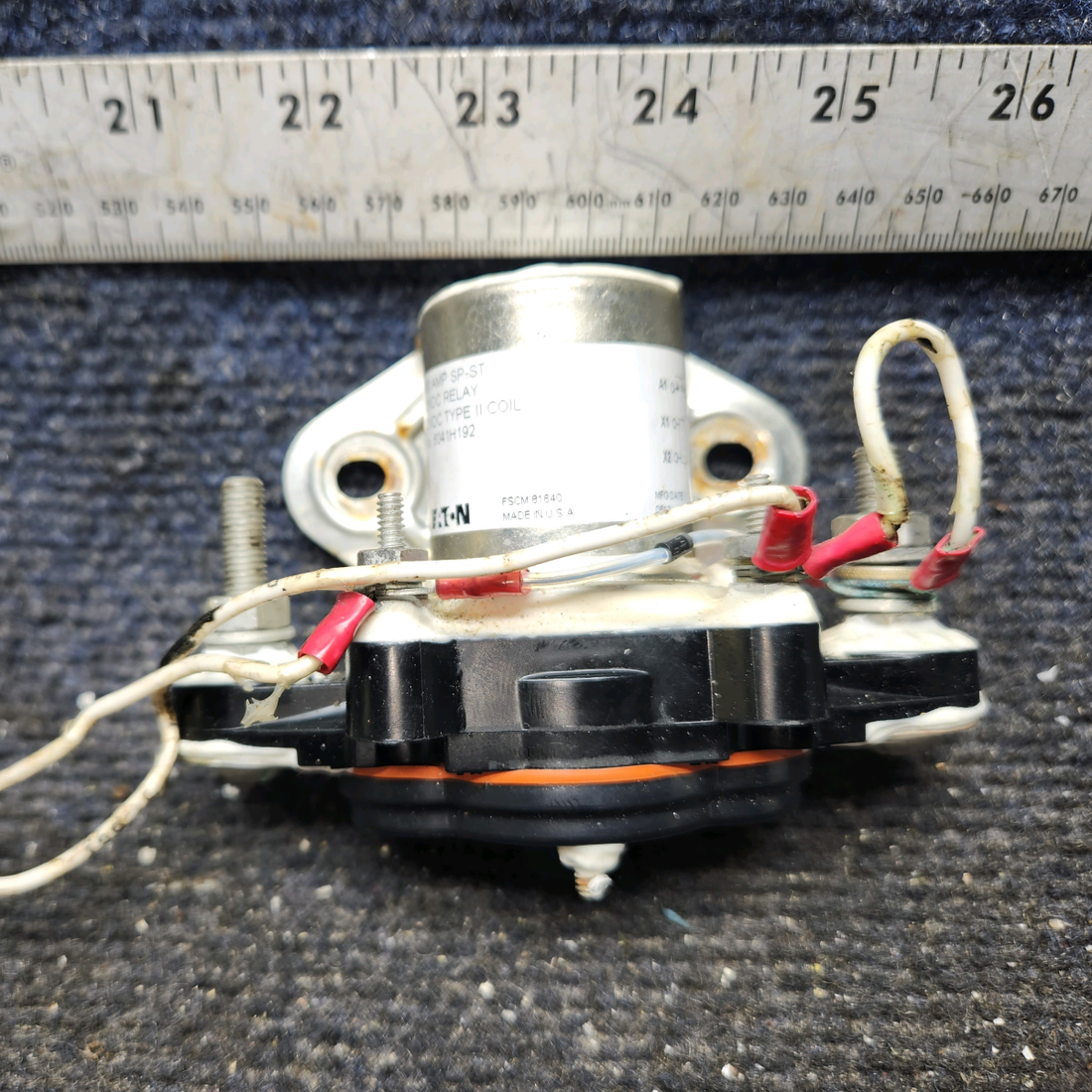 Used aircraft parts for sale, 6041H192 Eaton Cessna 182G Relay Assembly (Volts: 12) (Amps: 100)