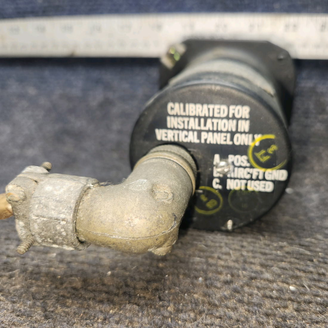 Used aircraft parts for sale, C661003-0506 RC Allen / Kelly Manufacturing piper PA-28-181 Turn Coordinator Indicator (11-30V)