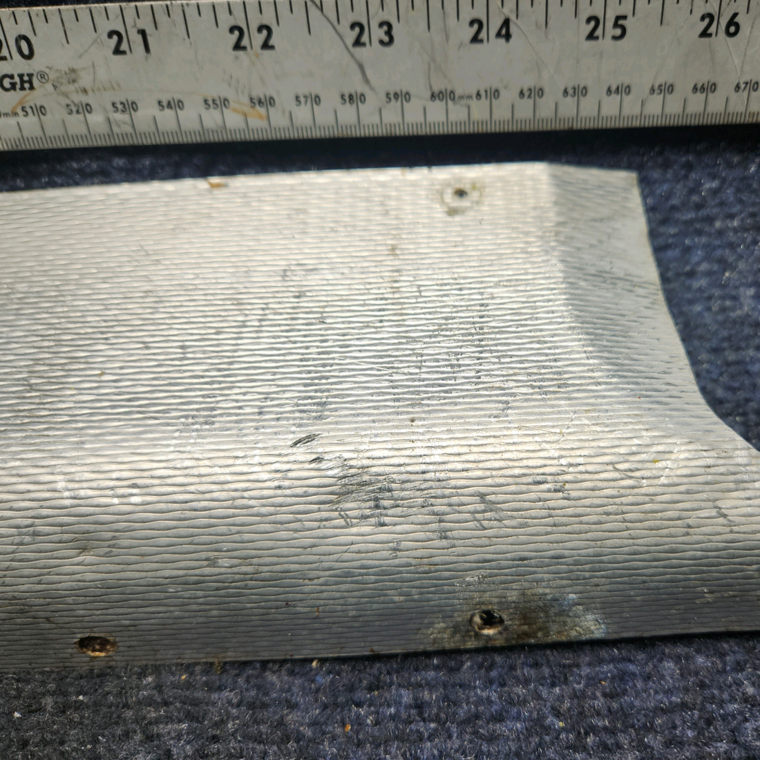 Used aircraft parts for sale, 76129-007 PIPER PA28-161 Warrior III CABIN HEAT DUCT REAR ASSEMBLY RH