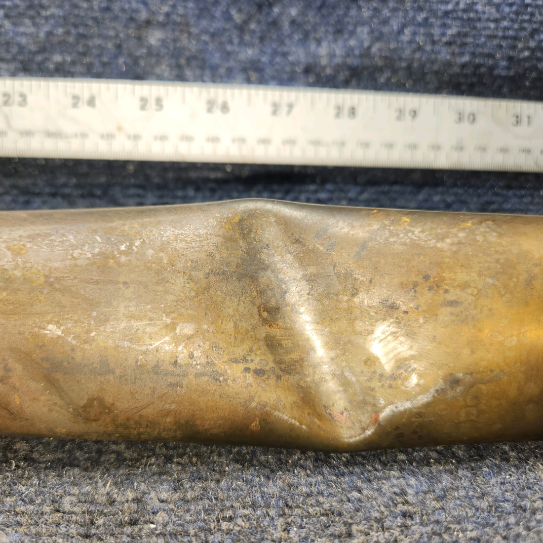 Used aircraft parts for sale, 63666-002 Piper PA28-140 Exhaust Tailpipe