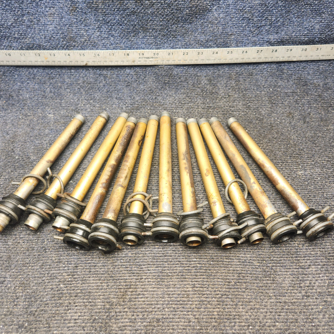 Used aircraft parts for sale, SA21284 / 21284 Continental O-300-D Cessna 172F Push Rod Housing - Set of 10