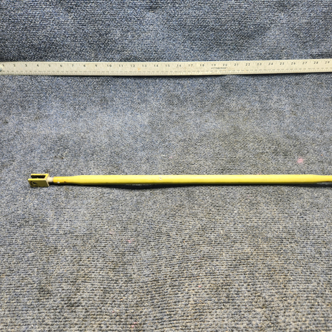 Used aircraft parts for sale, 002-410034-3 Beechcraft F33A RUDDER PEDAL PUSH ROD (SQUARED)