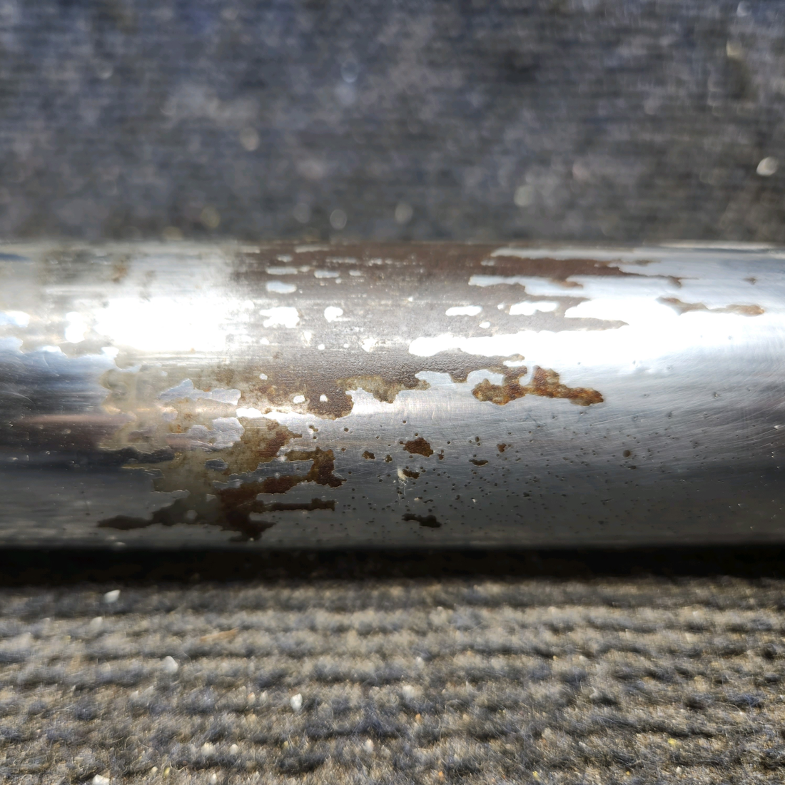 Used aircraft parts for sale, 78738-02 Piper PA-28-140 Stub Axle with Chrome Piston Tube – LH