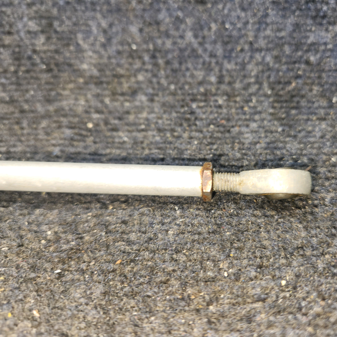 Used aircraft parts for sale, 169-524013-33 Beechcraft C23 SUNDOWNER Aft Rudder Pedal Control Rod Interconnect Assembly