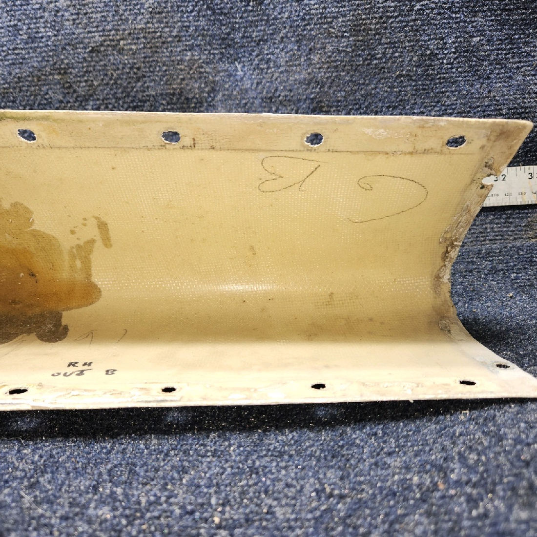 Used aircraft parts for sale, 37329-001 piper pa34-200t Leading Edge Outboard Fairing Assembly – RH