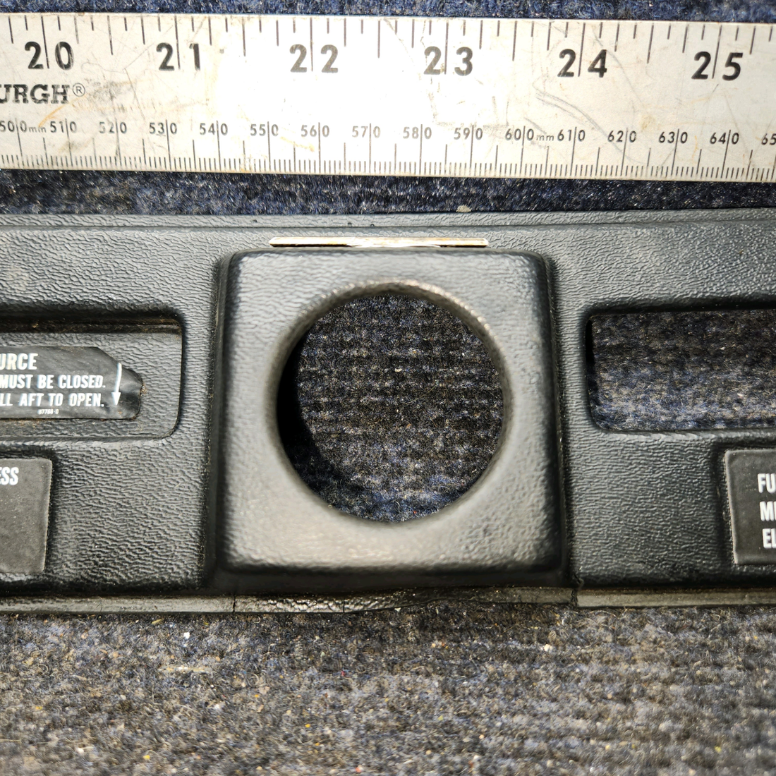 Used aircraft parts for sale, 67228-004 Piper PA28-161 Instrument Panel Cover - LH