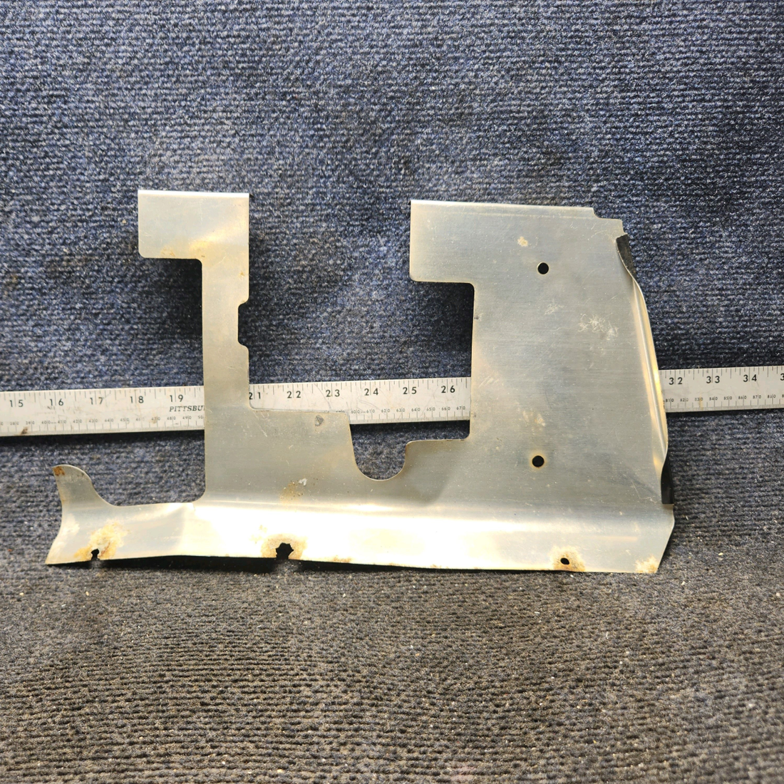 Used aircraft parts for sale, 0513057-1 Cessna 172F Rudder Bar Shield - LH