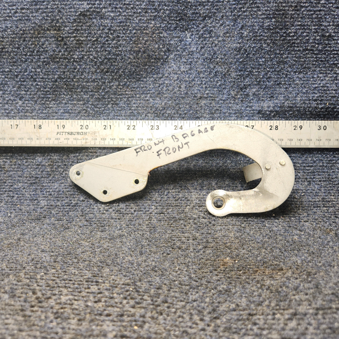 Used aircraft parts for sale, 002-410055-37 Beechcraft BEECHCRAFT 95-55B Nose Baggage Door Hinge Assembly