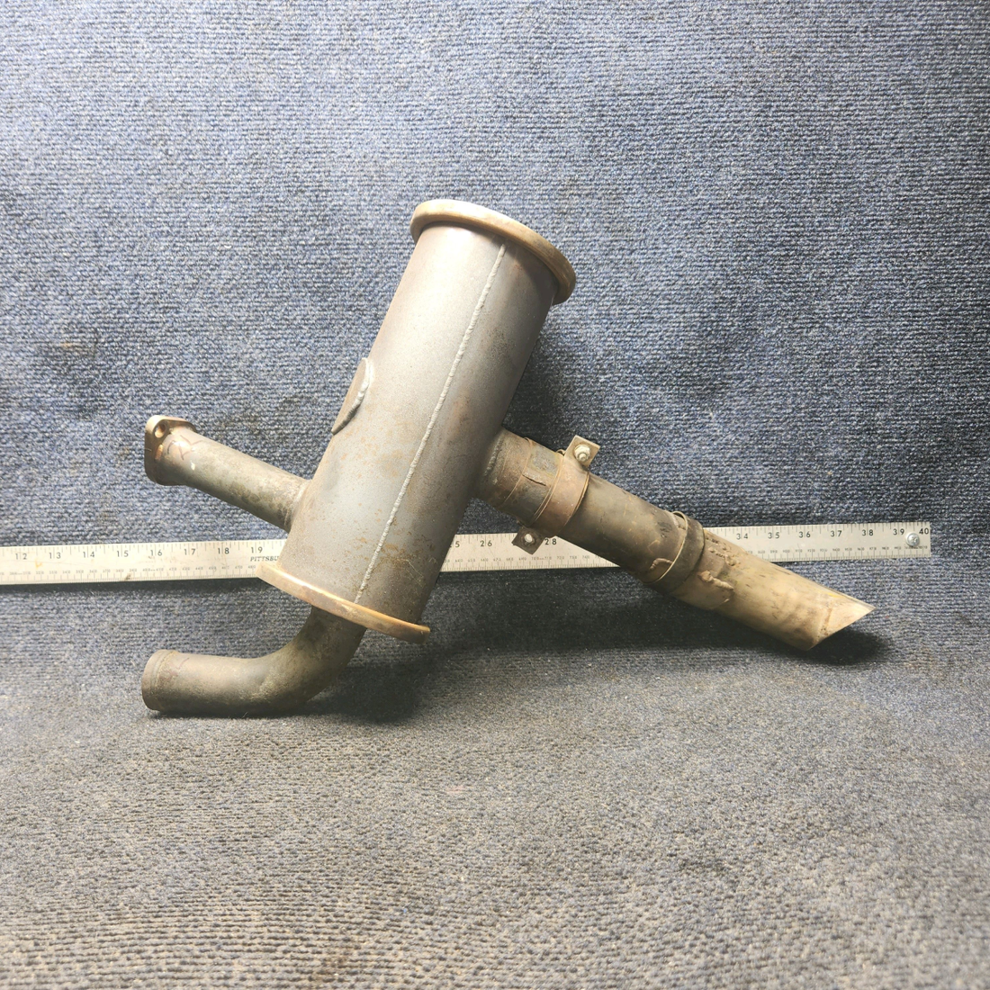 Used aircraft parts for sale, 0450400-3 Continental O-200 Cessna C-150J Muffler Assy with Pipe - LH