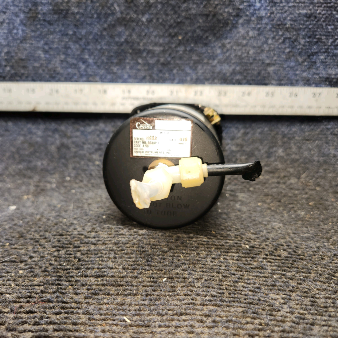 Used aircraft parts for sale, 5934P-1 United Instruments cessna 172N Altimeter Indicator (Code: A.56)
