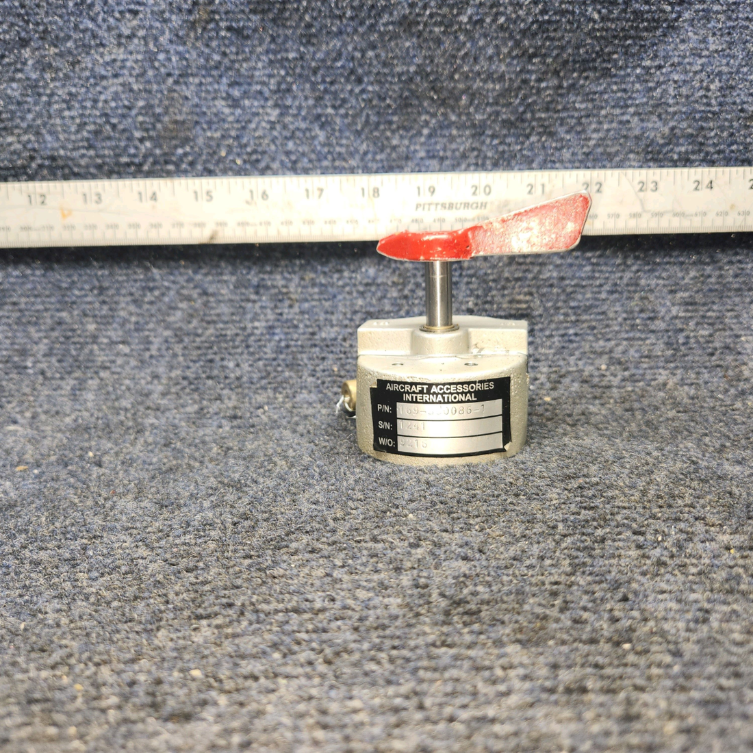 Used aircraft parts for sale, 169-380086-1 Beechcraft A24R Fuel Selector Valve