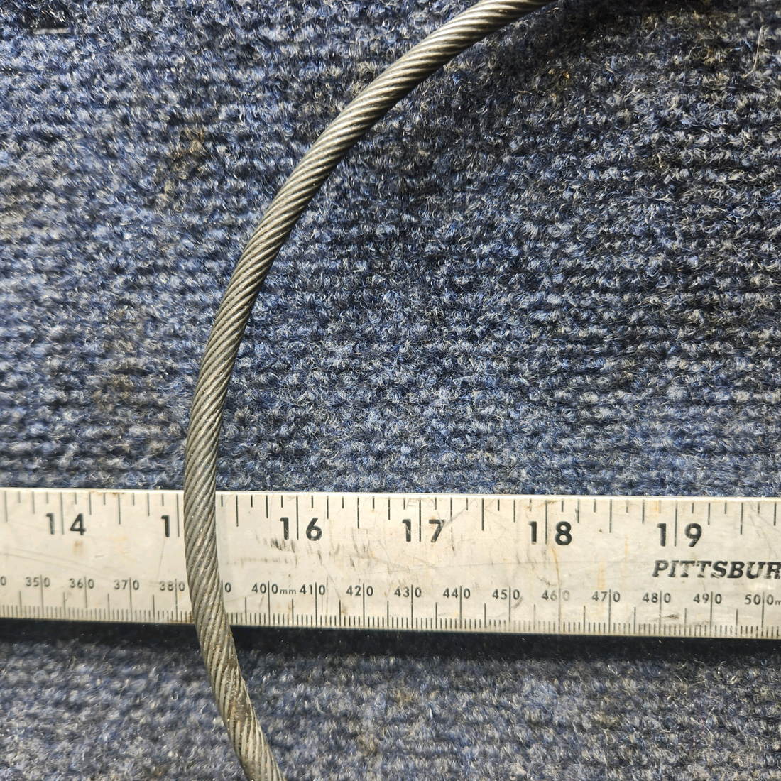 Used aircraft parts for sale, 455-352 Piper PA28-161 Mixture Control Cable - Length: 44"