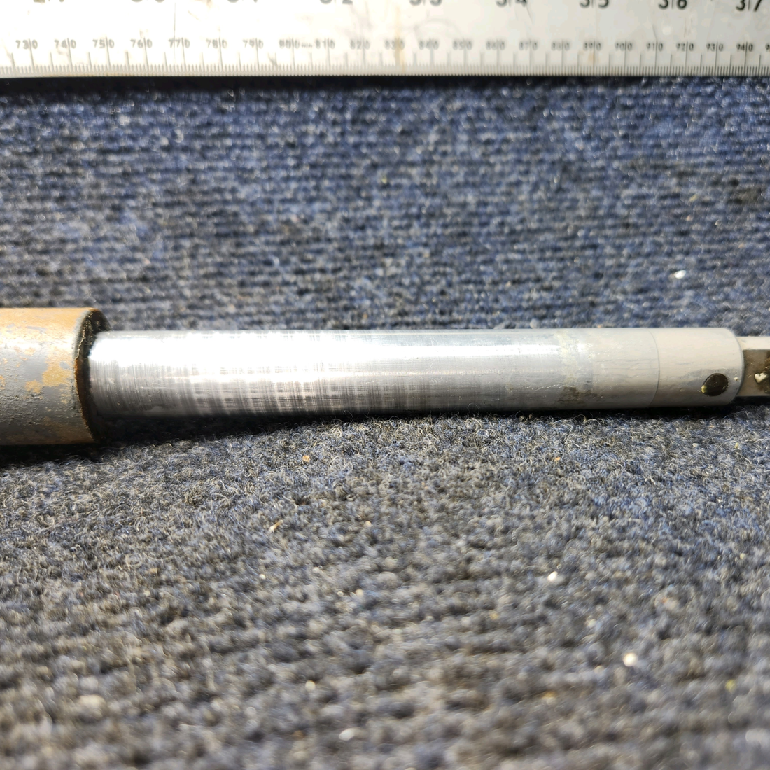 Used aircraft parts for sale, 35-521212, 35521212-10 BEECHCRAFT F35 Flap Actuator Housing with Piston Includes Cable – RH Side