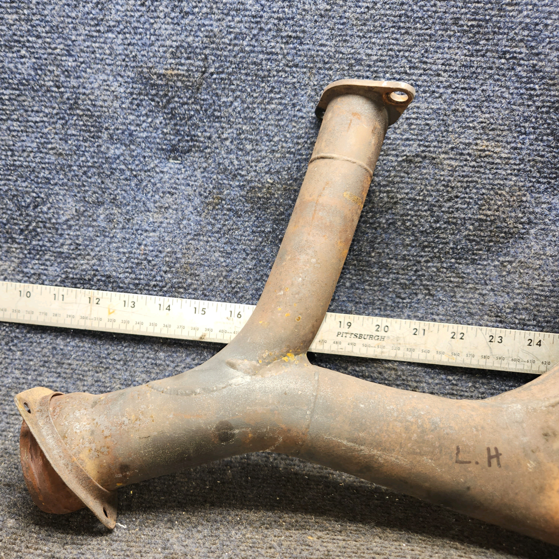Used aircraft parts for sale, 35-950118 Beechcraft 35-33 Exhaust Stack with EGT Boss – LH